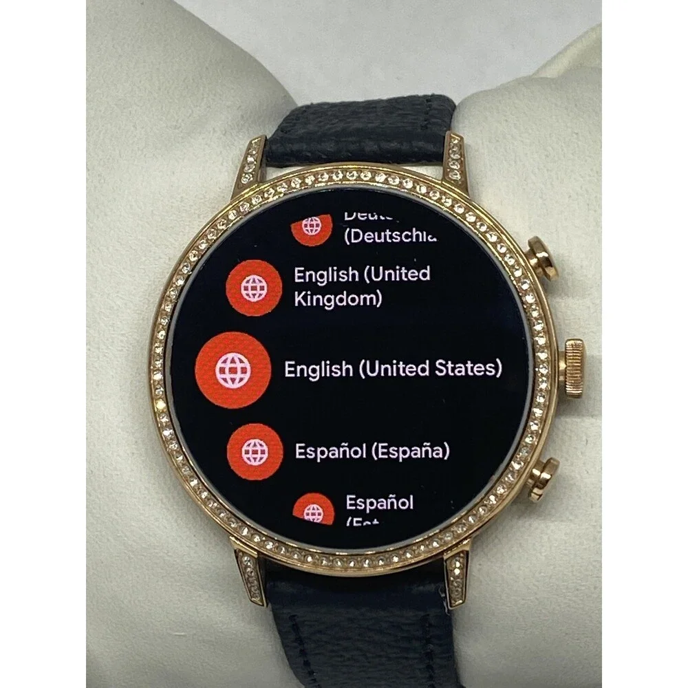 Fossil Gen 4 Authentic Digital Dial Smart Watch Custom Band FTW6015 DC139